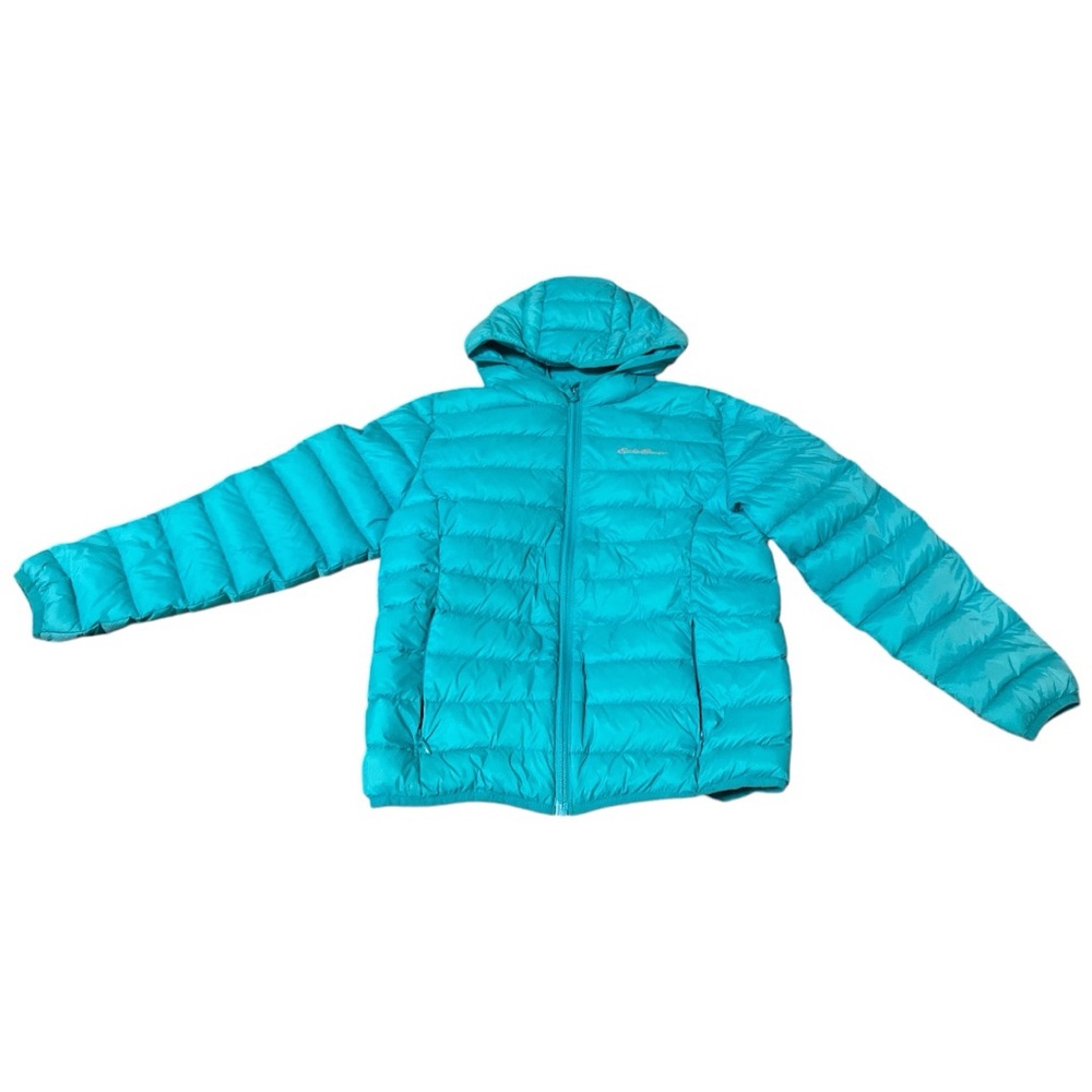 🖤Eddie Bauer teal youth puffer jacket🖤
